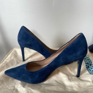 Tory Burch Suede Pointed Pumps